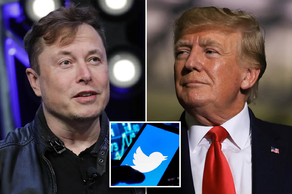 En la rede social Twitter Musk admite a Trump